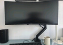 AOC 34英寸 带鱼屏 WQHD 广色域 180Hz HDR10  出厂校色 旋转升降 21:9曲面电竞电脑显示器 CU34G3X 实拍图