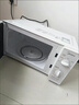 美的（Midea）家用小型快捷微波炉 双旋钮操控 一级能效五档火力 智能解冻360°旋转加热   M13J 乳白色 M13J 实拍图