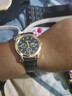 正品男士手表高档休闲石英表简约气质男表皮带高颜值罗马时尚腕表 黑色运动款 实拍图