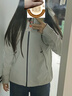 迪卡侬硬壳冲锋衣男女户外休闲登山徒步防风防水夹克风衣MH500外套 女款-月岩灰-亚洲版-2025年新 加内胆选大一码 M 实拍图