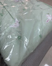 富安娜儿童被子夏凉被七孔抑菌空调被可水洗夏季被芯3斤 230x229cm绿 实拍图