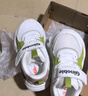 基诺浦宝宝学步鞋 春秋儿童时尚运动机能鞋 软底透气儿童男女童鞋GY1628 白色/绿色/棕色/灰色 22.5 140mm 适合脚长136-145mm 实拍图