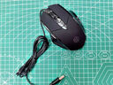 英菲克（INPHIC）B1 游戏有线鼠标 宏定义轻音办公人体工学USB接口 笔记本电脑台式机通用 黑色 实拍图