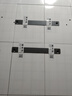 映生活枪灰卫生间置物架免打孔洗漱台厕所带挂钩毛巾杆壁挂墙上收纳架子 双层-【加高】枪灰60CM带5钩带杆 实拍图