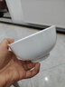 斯凯绨（Sky Top）米饭碗陶瓷面碗骨瓷汤碗家用乔迁酒店餐具套装纯白5英寸奥碗4件 实拍图