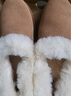 UGG秋季女士茸茸毛鞋领厚底懒人毛毛鞋 1166733CHE|栗色 38 实拍图