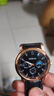 【网红爆款】商务腕表石英运动表休闲皮带男女手表 黑色 实拍图