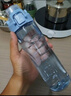 乐扣乐扣（LOCK&LOCK）人鱼线塑料运动水杯夏天便携水壶带刻度提手男女水杯子700ML蓝色 实拍图