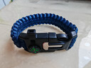 多功能户外伞绳手链打火石指南针登山救生手绳求救哨应急生存装备 多功能手链-藏青-1个装 实拍图