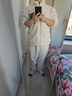 猫人【立领拉链可外穿】女士睡衣女冬季情侣睡衣羊羔绒家居服2025新品 实拍图