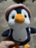 威尔通（WELTSTON）毛绒玩具安抚玩偶抱枕布娃娃儿童生日礼物女生 旅行企鹅公仔粉 实拍图