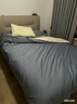 MIDO HOUSE铭都全棉四件套100%纯棉床上用品床笠被套100支A类高端轻奢高级感1.5m床笠款 远山蓝 实拍图