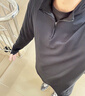 迪卡侬透气薄绒保暖休闲户外运动速干衣跑步长袖男T恤 沉稳黑L-2500810 实拍图