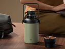 小米大肚保温杯 户外保温水壶 双饮保冷杯  316L便携水杯 云雾白 1L  实拍图