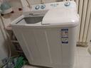 海尔（Haier）双桶洗衣机半自动 家用大件洗 12公斤大容量 一级能效省水电 以旧换新 双缸 原厂品质XPB120-81D2 实拍图