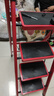 忆琳居梯子家用安全人字梯折叠梯伸缩多功能楼梯便捷扶梯加厚红色四步 实拍图