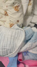 babycarebabycare婴儿浴巾新生儿童竹棉纱布洗澡巾无帽95*95cm鲸鱼乐车 实拍图