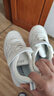 回力（Warrior）儿童节小白鞋女童鞋春秋款男童演出鞋休闲板鞋WZ(CL)-0072 白色32 实拍图