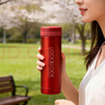 乐扣乐扣（LOCK&LOCK）不锈钢纤巧便携保温杯茶水杯车载商务杯子LHC560（300ml）红色 实拍图