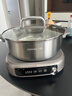 九阳（Joyoung）0涂层IH秒涮电火锅火锅专用锅电锅家用4-8人分体式可拆洗多功能电蒸锅不锈钢电煮锅6L火锅锅GN12 实拍图
