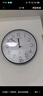 康巴丝（Compas）电波钟自动对时静音挂钟教室客厅考场钟表挂墙 C6219B钢琴黑 35cm 实拍图