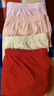 AB4条商场同款女抗菌短裤棉质中老年夏薄宽松大码高腰奶奶三角内裤 （混色3条+ 大红1条） 4条 XL 实拍图