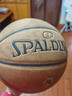 斯伯丁（SPALDING）篮球飞行员06十字型防尘吸湿皮料室内外通用7号成人青少年77-739Y 实拍图