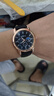【网红爆款】商务腕表石英运动表休闲皮带男女手表 黑色 实拍图