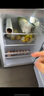 奥克斯小冰箱家用小型迷你冷藏冷冻两用出租房宿舍用节能省电寝室办公室电冰箱 【全国联保】56A176D银【节能省电】 实拍图