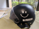 新日新日3C国标认证摩托电动车头盔男女四季通用骑行电瓶车半盔安全帽 混沌黑【高清长镜+可拆护耳】 3C新国标A类 实拍图