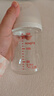 贝亲【新生儿第一个奶瓶】玻璃奶瓶宽口径奶瓶80ml SS号奶嘴 0月+ 实拍图