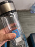 双层隔热玻璃杯耐高温水杯玻璃杯子双层高硼硅玻璃杯旅行装备 钢本色450ml 实拍图