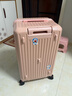 纯奢（CHEYSIR）五轮超大容量行李箱万向轮PC拉杆箱男女学生旅行箱密码箱包皮箱子 经典款-樱花粉·带减震刹车 26英寸 【创新5轮-干湿分离内里】 实拍图