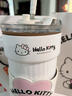 YANIS 3hello kitty保温杯大容量水杯女礼物高颜值咖啡杯316不锈钢吸管杯 hellokitty1200ml（316礼盒装） 实拍图
