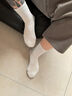 京东京造【10A抑菌袜】新疆棉四季秋冬吸汗休闲袜透气简约黑5双 实拍图