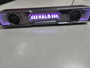 漫步者花再【新品热卖|蓝牙V5.4】Halo SoundBar桌面音箱音响炫彩深渊灯效礼物游戏家用隐藏麦台式笔记本 【影院级音质】破界黑 实拍图