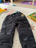 WALNUT DUCK小黄鸭儿童冬季加厚束脚长裤新款休闲保暖冬装轻薄羽绒裤潮FK939 黑色 110 （建议身高100-110） 实拍图