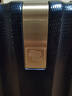汉客行李箱男拉杆箱女大容量双层拉链密码旅行箱26英寸蓝 81升巨能装 实拍图