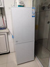 美的（Midea）180+L电冰箱双门租房家用宿舍办公室循环系统大容量小户型迷你超薄一流节省定頻3级能效非风冷变频 【6档电子调温】181升高颜极地白 实拍图
