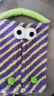 车载纸巾盒挂式卡通怪兽汽车椅背纸巾挂袋车用抽纸盒车内装饰用品 紫色条纹大眼-抽纸袋【1个】 实拍图