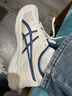 亚瑟士ASICS男鞋透气跑鞋运动鞋缓震舒适跑步鞋 GEL-CONTEND 4 米白色/蓝色 42.5 实拍图