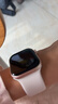 Apple/苹果 Watch Series 10 智能手表GPS款42毫米玫瑰金色铝金属表壳淡桃粉色运动型表带S/M MX1R3CH/B 实拍图