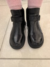 百丽（Belle）黑巧靴抓皱牛皮时装靴女2025冬新商场同款切尔西短靴E8P1DDD5预售 黑色-绒里 34 实拍图
