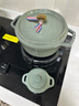 珐宝（staub）法国进口珐琅铸铁锅双耳煲汤锅烹饪锅具尤加利绿色22cm 1025321 实拍图