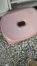 椅子奶油风家用小凳子加厚塑料凳可叠放耐用儿童凳学生寝室矮凳 樱花粉1个 实拍图