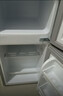 奥克斯小冰箱家用小型迷你冷藏冷冻两用出租房宿舍用节能省电寝室办公室电冰箱 【全国联保】42A156D银【节能省电】 实拍图
