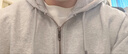 优衣库男装女装连帽拉链运动开衫长袖外套休闲卫衣25新款479800 05 天灰色 M 实拍图