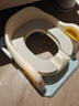 宝宝阶梯坐便器儿童坐便器三合一阶梯式马桶凳子小孩可折叠坐便器 【三合一】帕尔蓝PU软垫款 实拍图