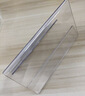得力（deli）(deli)V型100*200mm亚克力桌牌展示牌席卡壳立牌 会议摆件 10只装 透明50874 实拍图