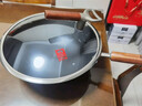 康巴赫炒锅有钛铸铁锅无涂层免开锅家用炒菜锅电磁炉天然气通用32cm 实拍图